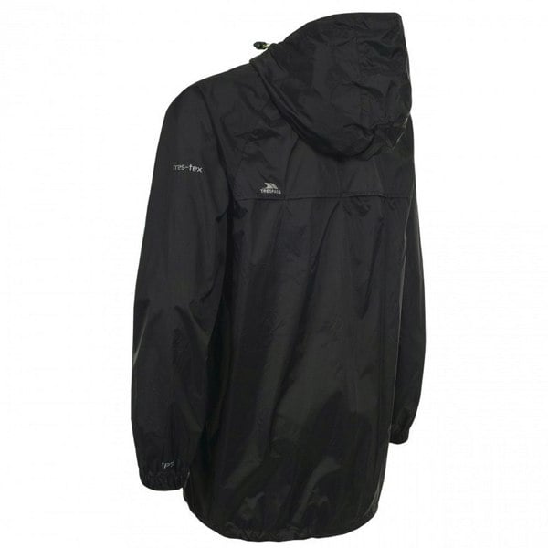 Trespass Unisex Adult Qikpac Waterproof Jacket - Black