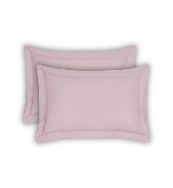 Smart Living Polycotton Oxford Pillowcase Pair Pack - Pink