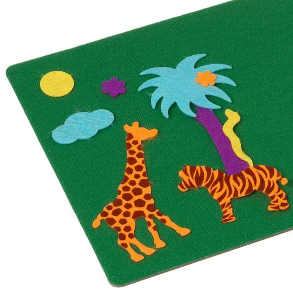 Fuzzy Felt Fuzzy-Felt Retro - Jungle