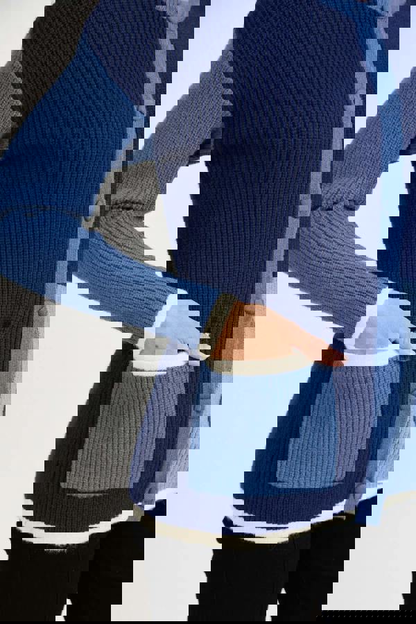 Colour Block Cardigan