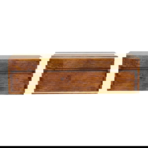 Artisan Furniture Solid Wood Lunar 2 Drawer Chestnut Wall Mounted Media Unit