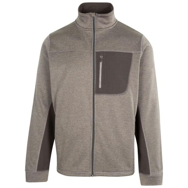 Trespass Mens Radnage Marl AT200 Fleece Jacket - Dark Grey - 
