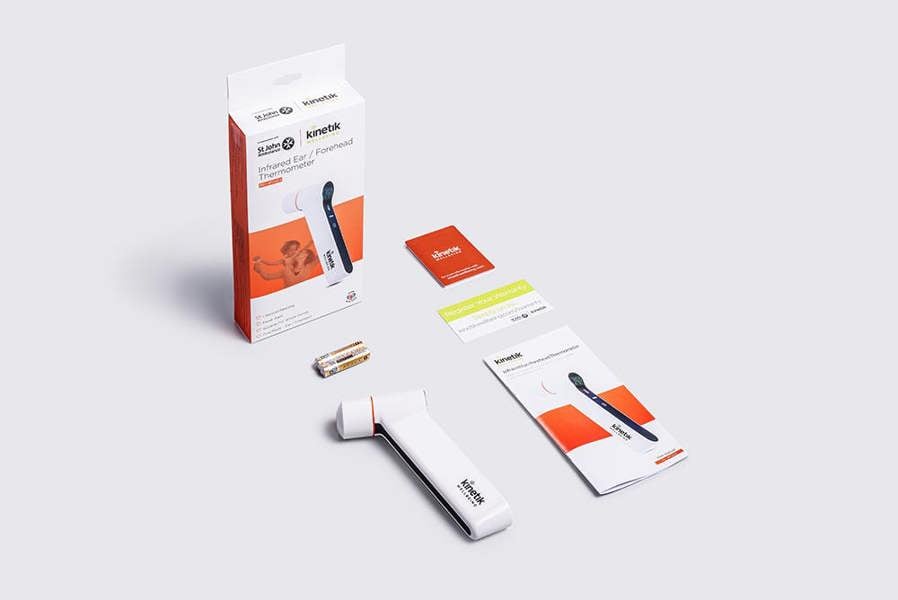 Kinetik Infrared Ear and Forehead Thermometer