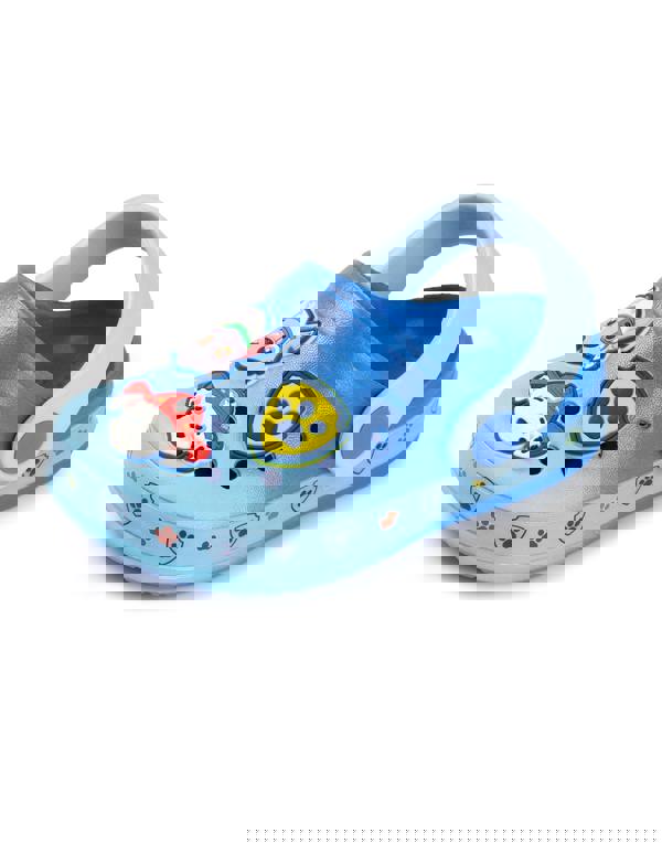 Paw Patrol Boys Blue Multi Badge Clogs