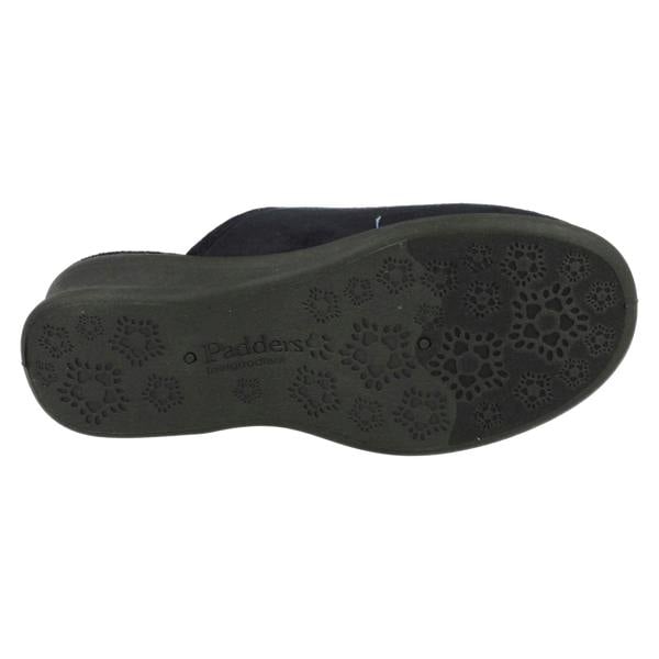 Padders Ladies Padders Wedge Heel Slipper Sable