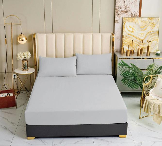 Ezysleep 100% Egyptian Cotton White Fitted Sheet