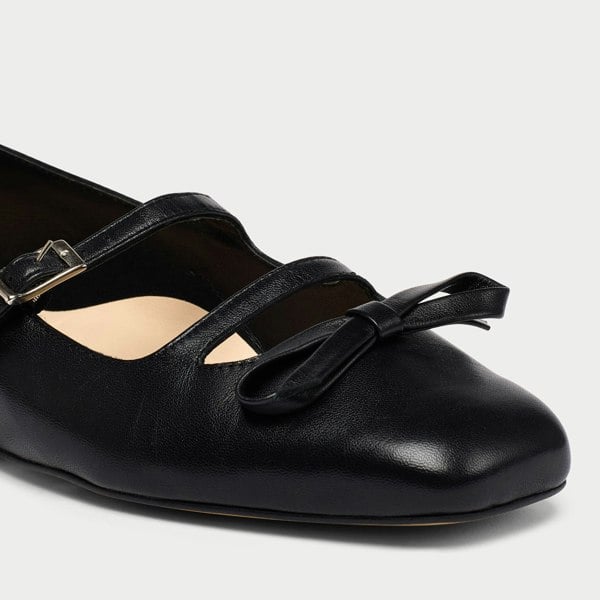 Calla Alexa Mary Jane Style Shoes for Bunions & Wide Feet - Black Leather