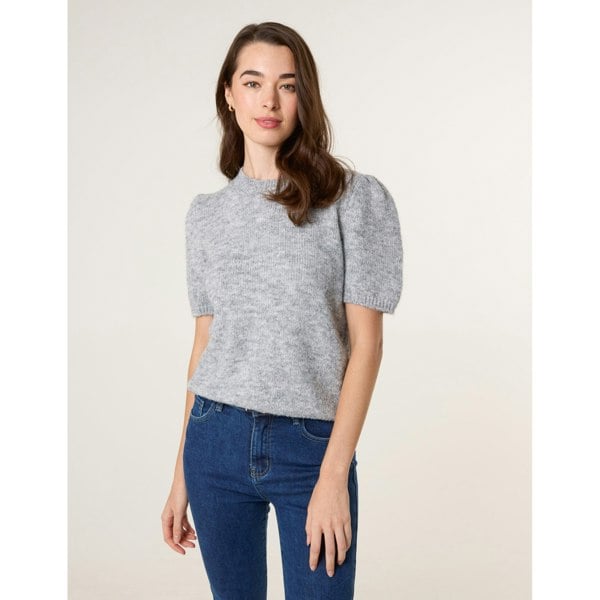Blue Vanilla Round Neck Knit Jumper