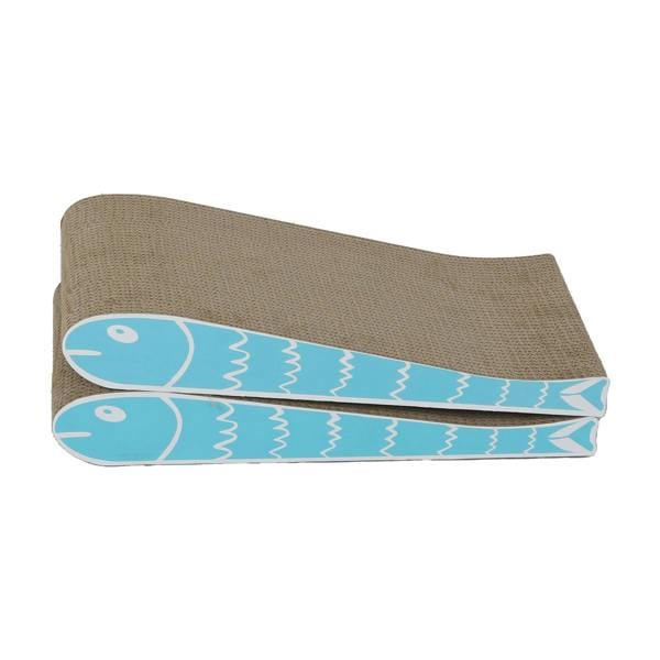 Skylos 2PCS Cat Scratching Board Cardboard Cat Scratcher Scratching Pad Lounge