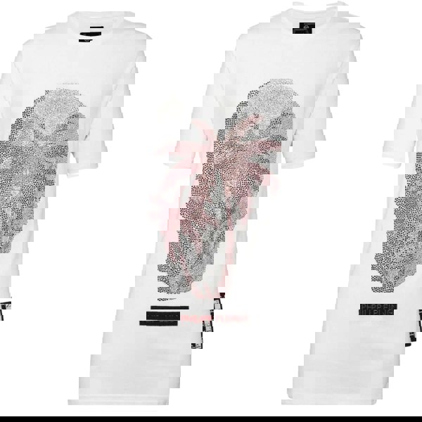 Philipp Plein Large Skull Motif White T-Shirt