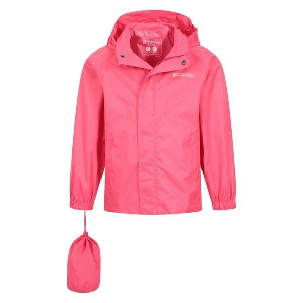 Mountain Warehouse Childrens/Kids Pakka II Waterproof Jacket - Pink - 