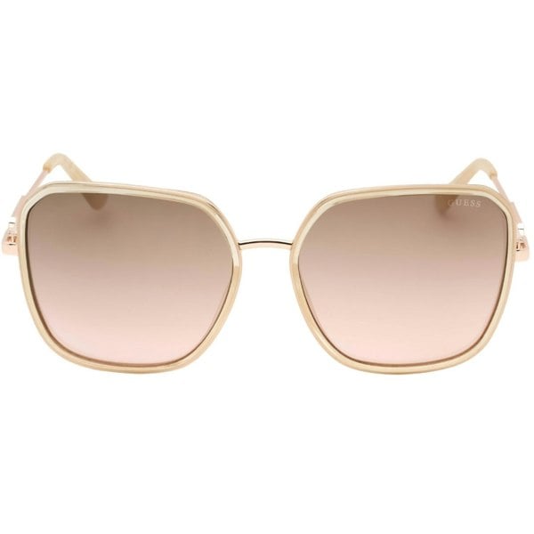 Guess Gradient Brown Lens Rose Gold Sunglasses One Size