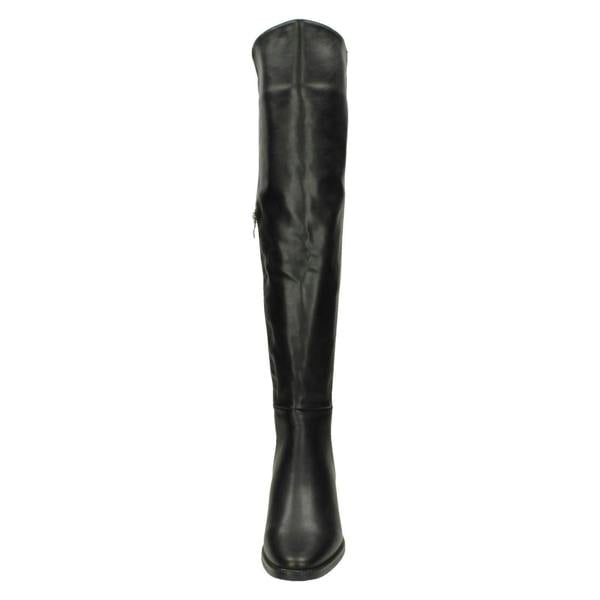 Spot On Ladies Spot On Over The Knee High Leg Boots