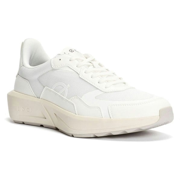 LØCI FLØ White/White Trainers