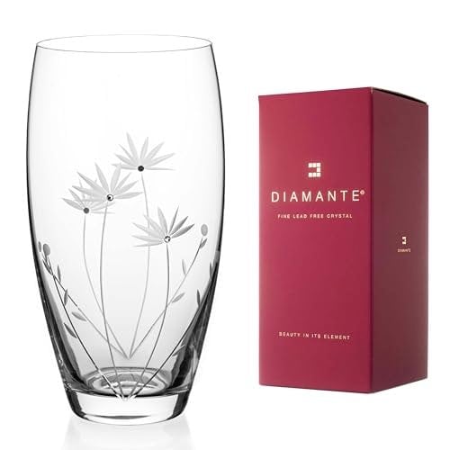 Swarovski "Bloom" Barrel Shaped Crystal Vase