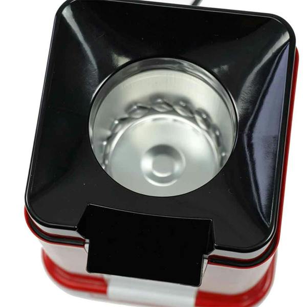 Gr8 Home 1200W Retro Red Hot Air Popcorn Maker Machine Oil-Free with 6 Popcorn Boxes, Red
