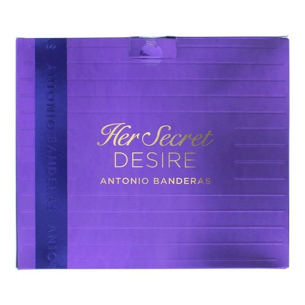 Antonio Banderas Her Secret Desire 2 Piece Gift Set: Eau de Toilette 80ml - Deodorant Spray 150ml