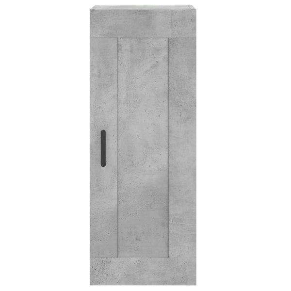 Berkfield Highboard Concrete Grey 34.5x34x180 cm Engineered Wood