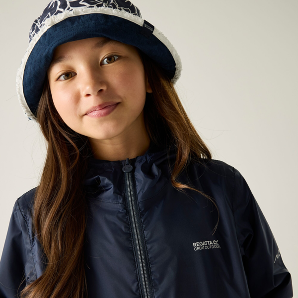Regatta Kids Lever Waterproof Shell Jacket - Navy Blue