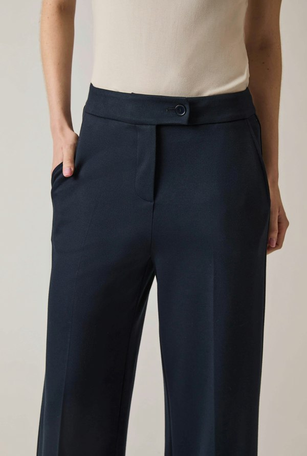 James Lakeland Tailored Navy Trousers
