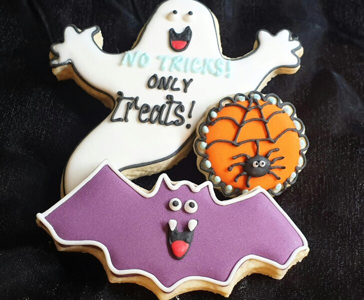 The Cookie Collaboration Hand-iced Halloween Cookie Letterbox Gift