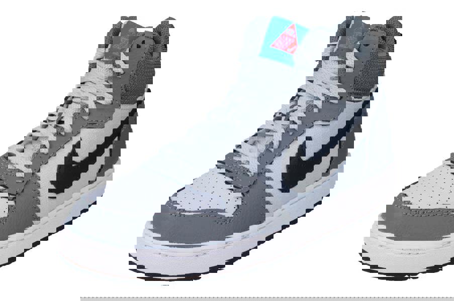 Nike Court Borough Mid GS Trainers 839977  009 - Cool Grey Anthracite 009 - Photo 0
