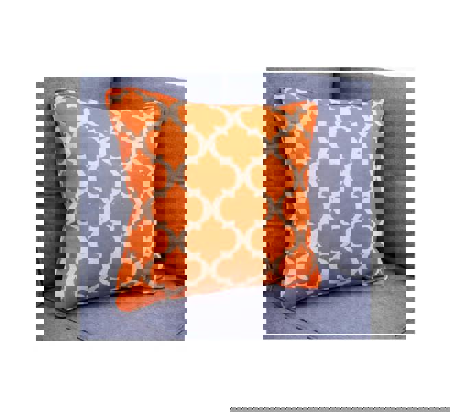 Scatter Cushions 45cmx45cm (18"x18") - Garden Sofa Cushions Pillows UK Made Aztec Orange The Garden Furniture Shop