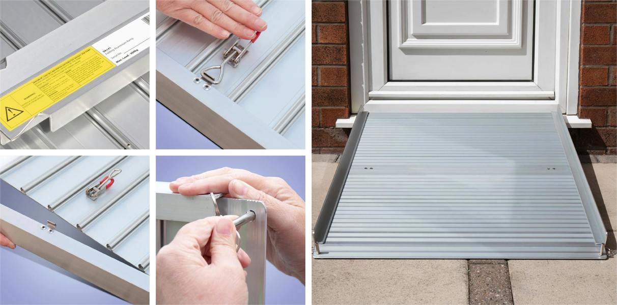 Aidapt Portable Roll Up Aluminium Ramp