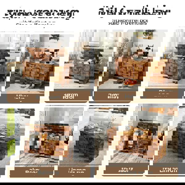 Levede Storage Chest Wooden Bench Blanket Organizer Box Toy Cabinet Large 100cm