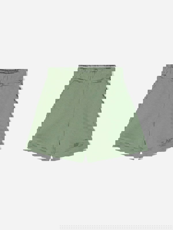 Fendi Kids Fendi Boys Logo Shorts in Green