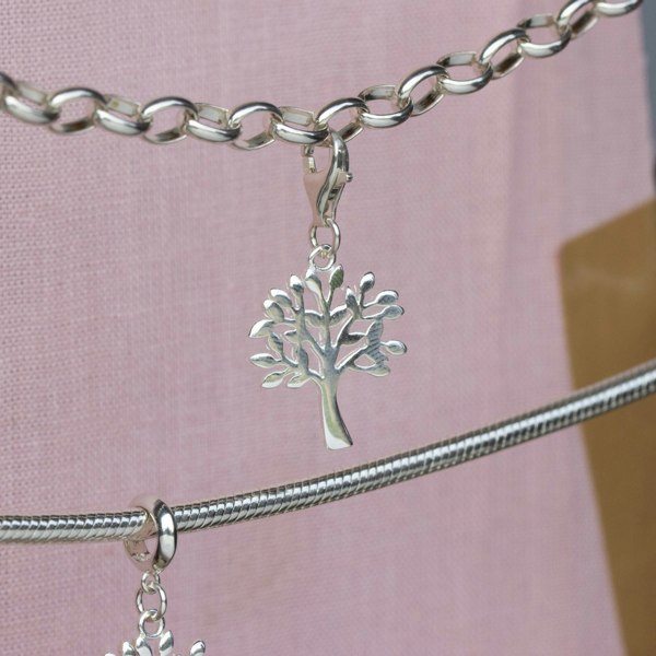 Sterling Silver Tree of Life Charm - MYLEE London