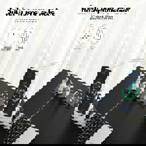 Levede Office Gaming Desk Reversible L-shaped Corner Computer Table 4 Drawers