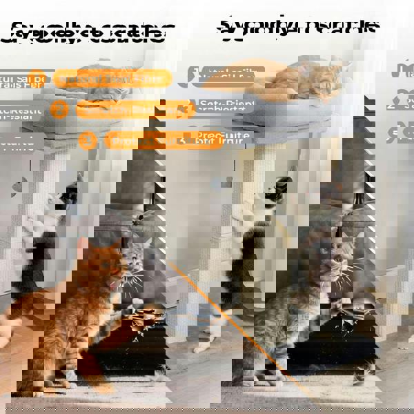 Skylos 71cm Cat Tree Cat Scratching Post Climbing Tower with Kitten Bed Toy