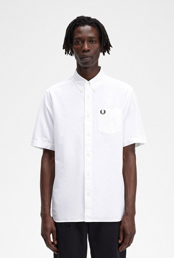 Fred Perry Men's Short Sleeve Oxford Shirt