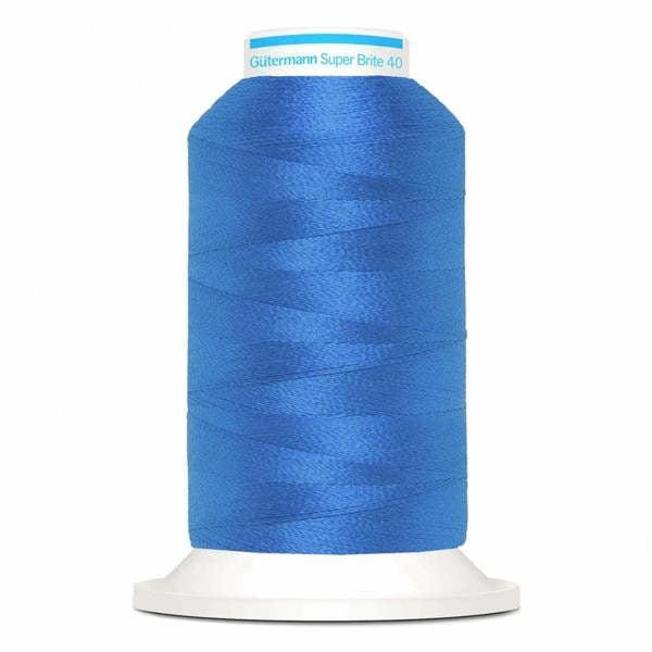 Gutermann Super Brite Polyester 40 Embroidery Thread 1000m Polyester Thread Suitable For Embroidery