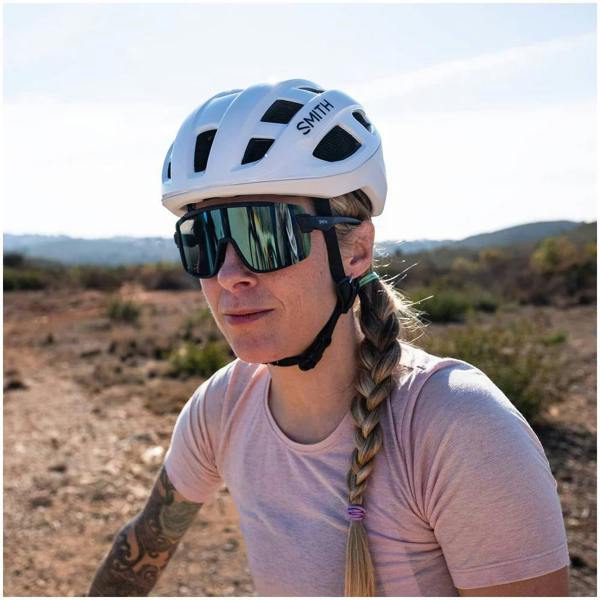 Smith White Unisex Triad Mips Road Bike Helmet - Large