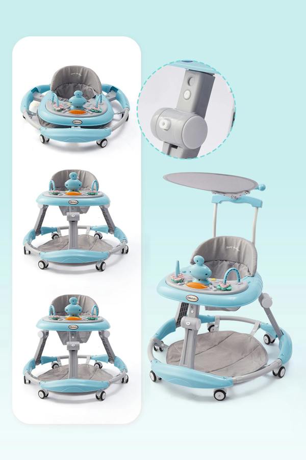 Living and Home Foldable & Adjustable Baby Walker