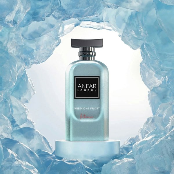 Anfar Midnight Frost Intense 100ml Extrait Perfume icy backdrop