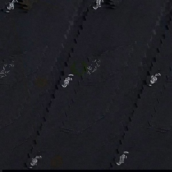 Fred Perry M6627 102 Black Over Shirt  Mens XS