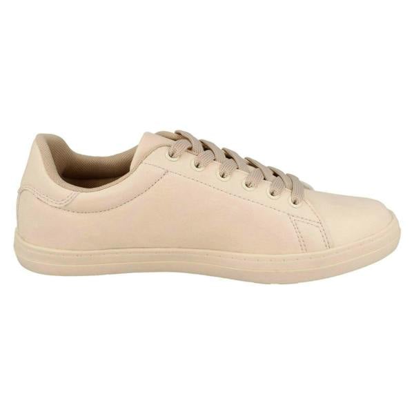 Spot On Ladies Spot On Flat Lace Up Slimline Pumps