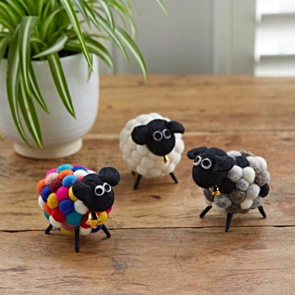 Paper High Felt Sheep Ornament