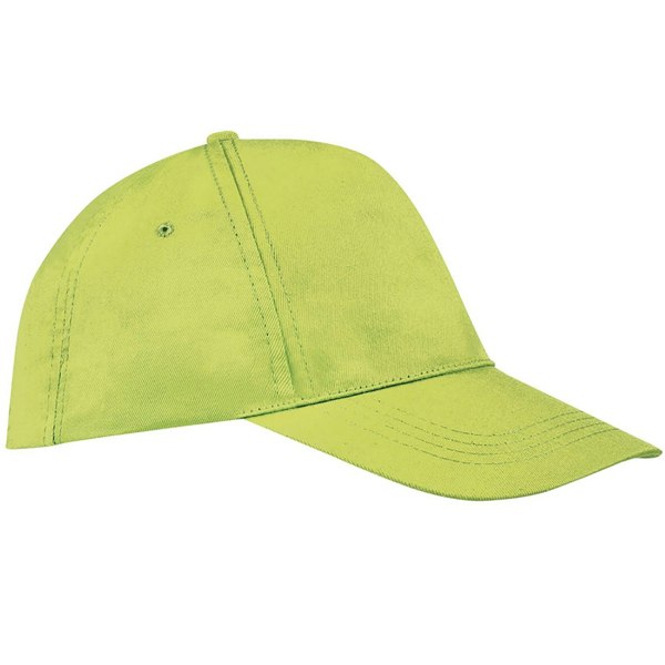 SOLS Unisex Buzz 5 Panel Baseball Cap - Apple Green
