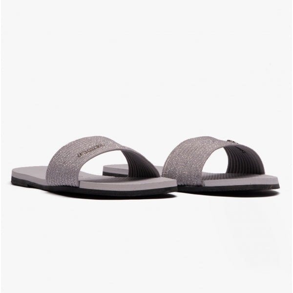 Havaianas HAV YOU MALTA METALLIC City Womens Sliders Ice Grey