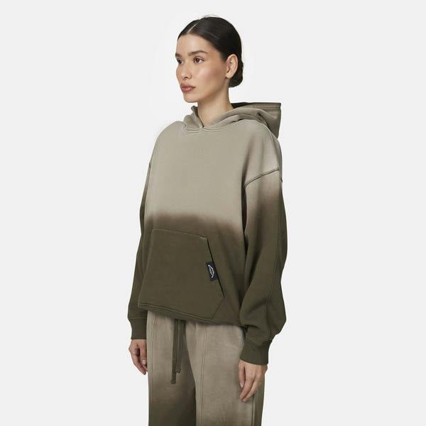 Good For Nothing Taupe Gradient Relaxed Hoodie - Taupe Image 1