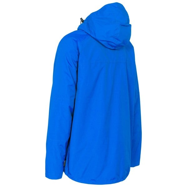 Trespass Men's Corvo Hooded Full Zip Waterproof Jacket/Coat - Blue