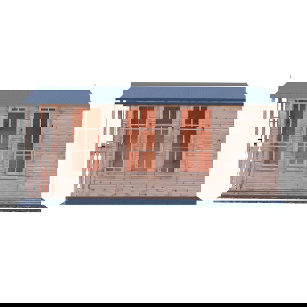Shire Westminster & Verandah 13x7 12mm interlock Clad wooden Summerhouse - Best Shed