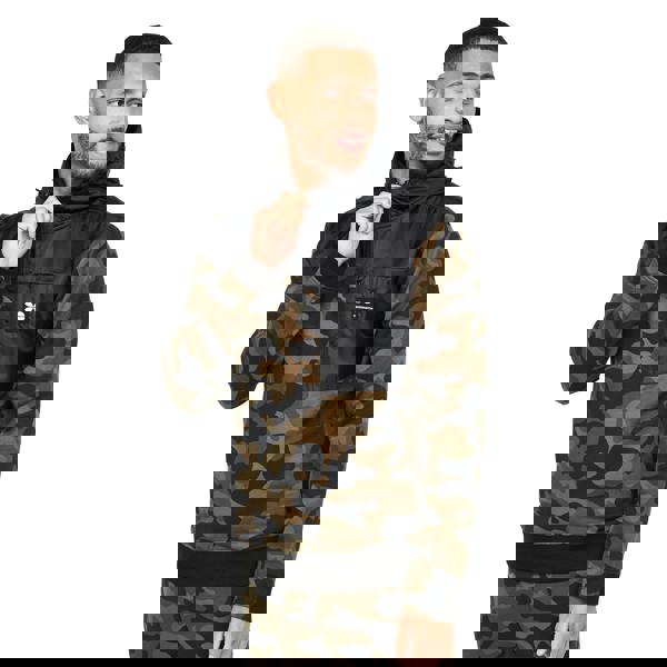 Crosshatch Mens Velmax Hoodie - Forest Camo - 