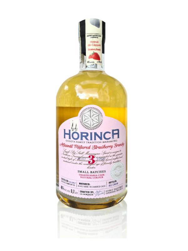 La Horincie Superior Strawberry Brandy Aged 3 Years (Horinca capsuni) 700ml