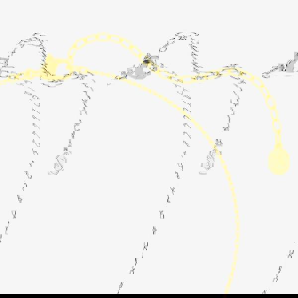 Swarovski Idyllia Gold Tone Plated Pink Heart Key Necklace 5737288