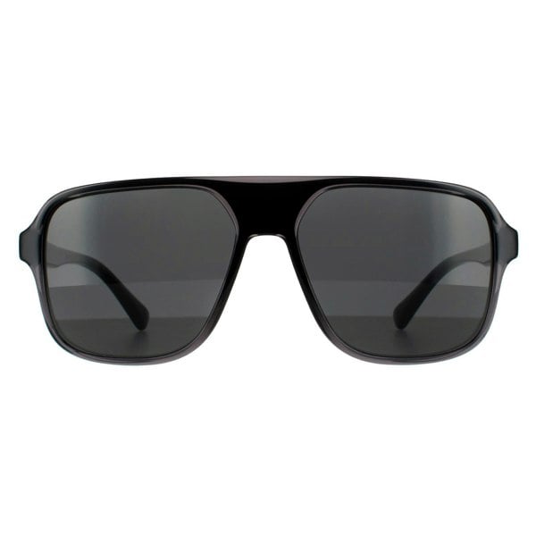 Dolce & Gabbana Sunglasses DG6134 325787 Transparent Grey and Black Dark Grey